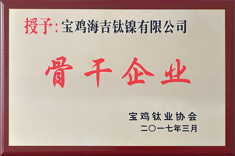 Key enterprise of Baoji Titanium Industry Association